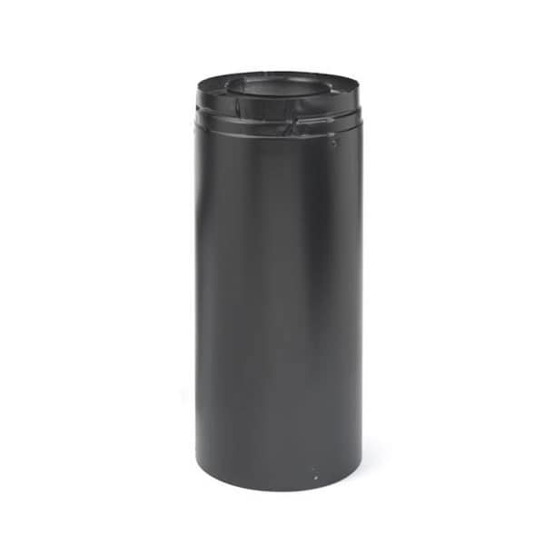 Integra Miltex M & G Duravent 46DVA-08AB 4 Inch x 6 5/8 Inch Od Black Direct-vent Pro 8 Inch Pipe Extension 69414 - main